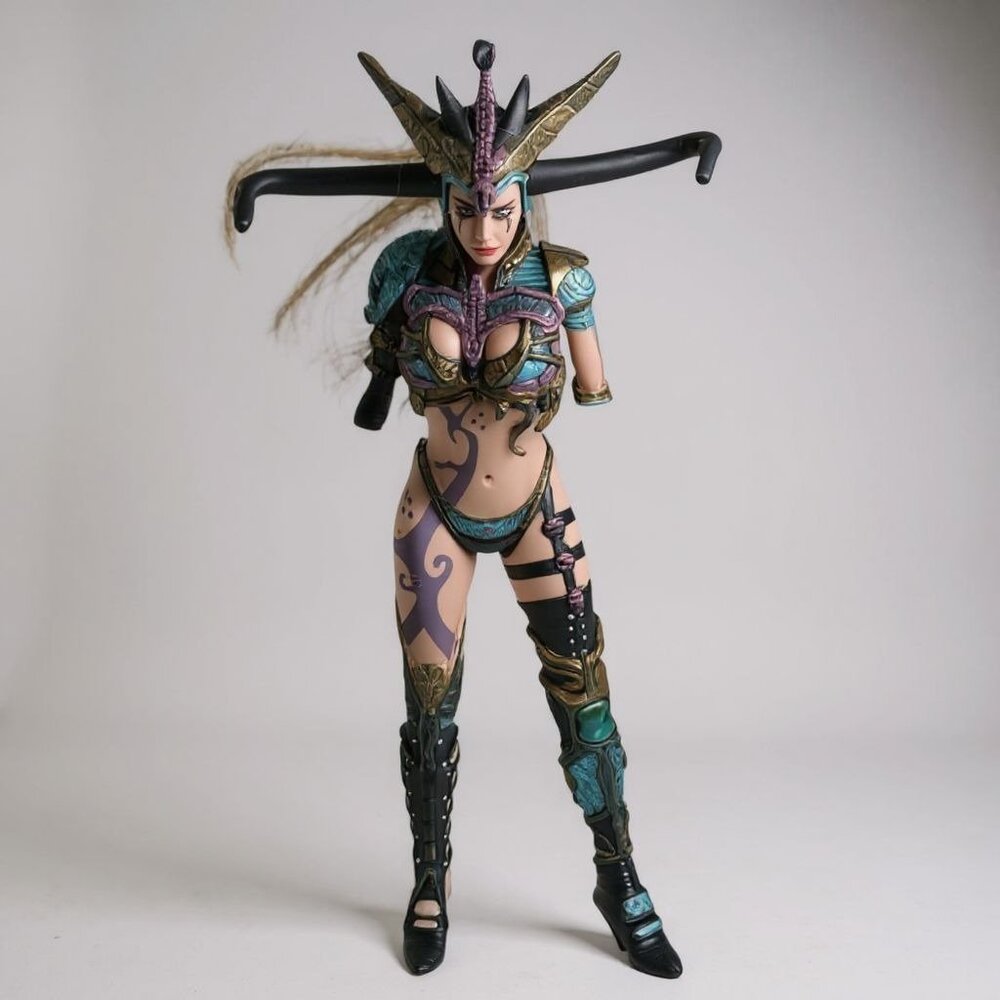 SKULL QUEEN Spawn The Dark Ages 1998 McFarlane Toys Action Figure Series 11